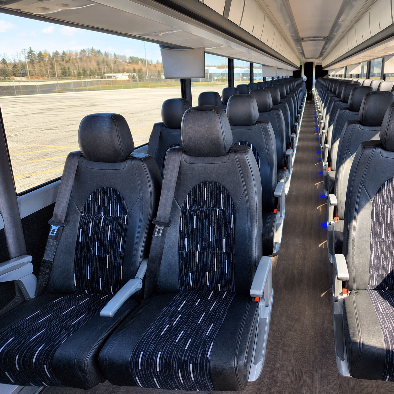 rock hill corporate event transportation onboard seating