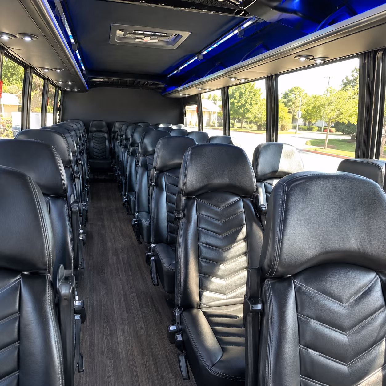 rock hill school event transportation onboard seating